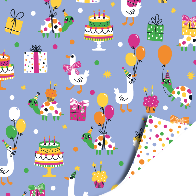 Cadeaupapier 70x200cm - Party time