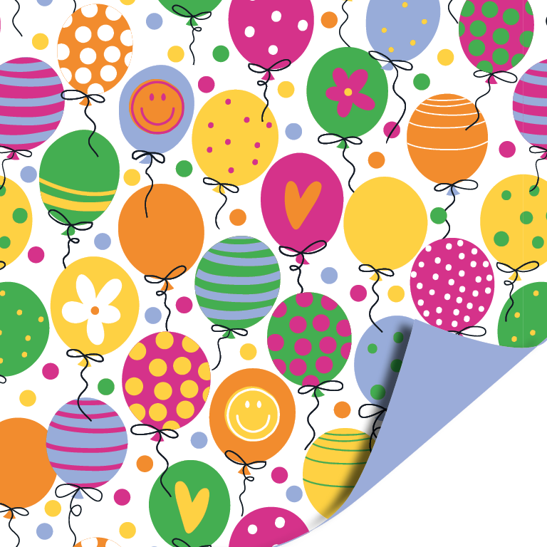 Cadeaupapier 70x200cm - Balloons