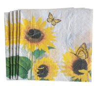 Lunch Servet per stuk - Sunny Butterfly