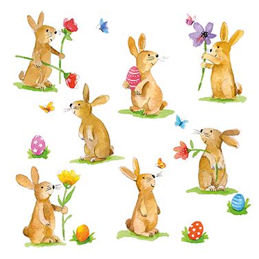 Lunch servet per stuk - Lovely Easter Lunch servet per stuk - Lovely Easter