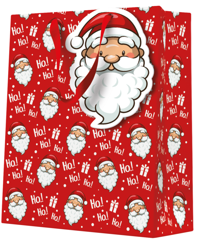 PAW Cadeautas 20x25x10 cm - Ho ho ho - Medium PAW Cadeautas 20x25x10 cm - Ho ho ho - Medium