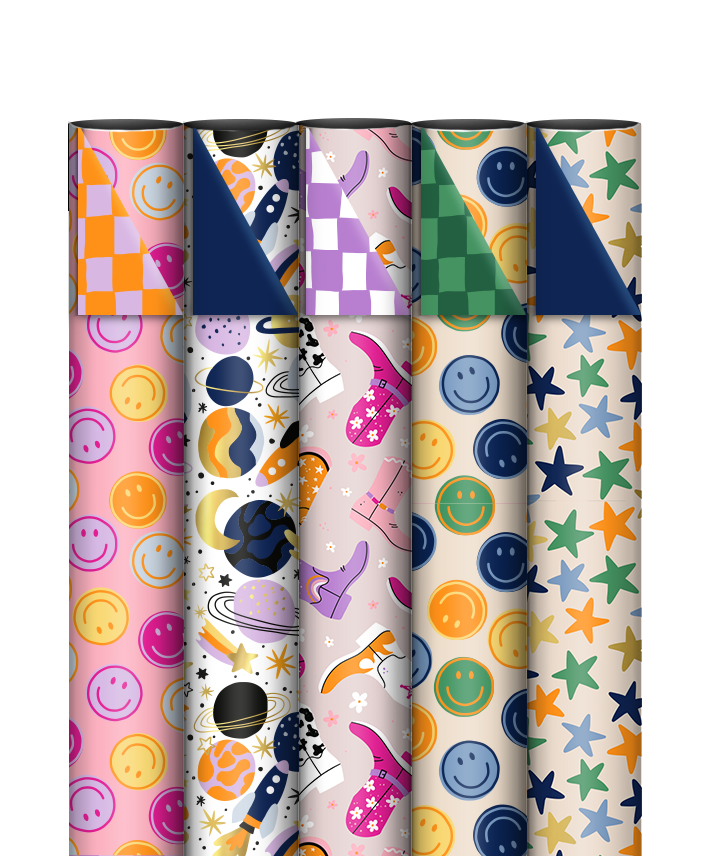 Cadeaupapier 70x200 cm - Happy kids Cadeaupapier 70x200 cm - Happy kids