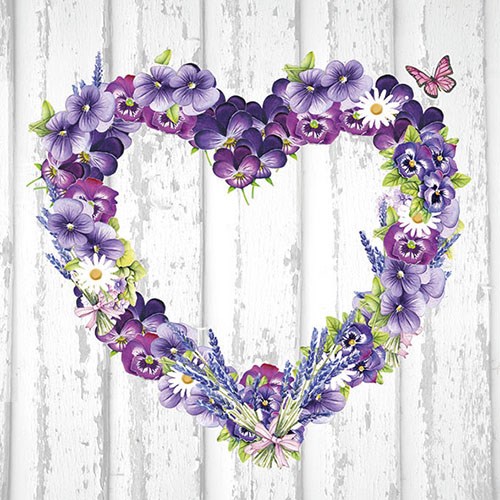 Ambiente Lunch Servetten - Purple Heart