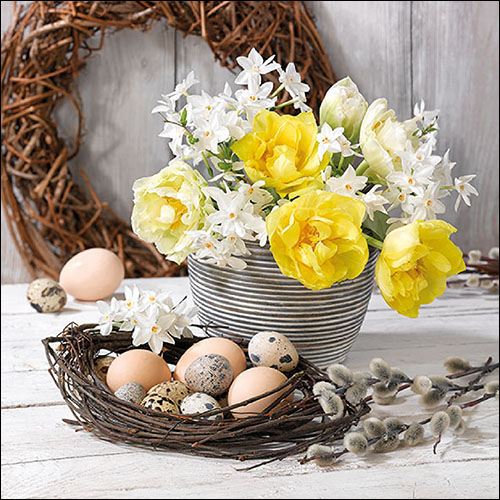 Lunch Servet per stuk - Spring Scene Lunch Servet per stuk - Spring Scene