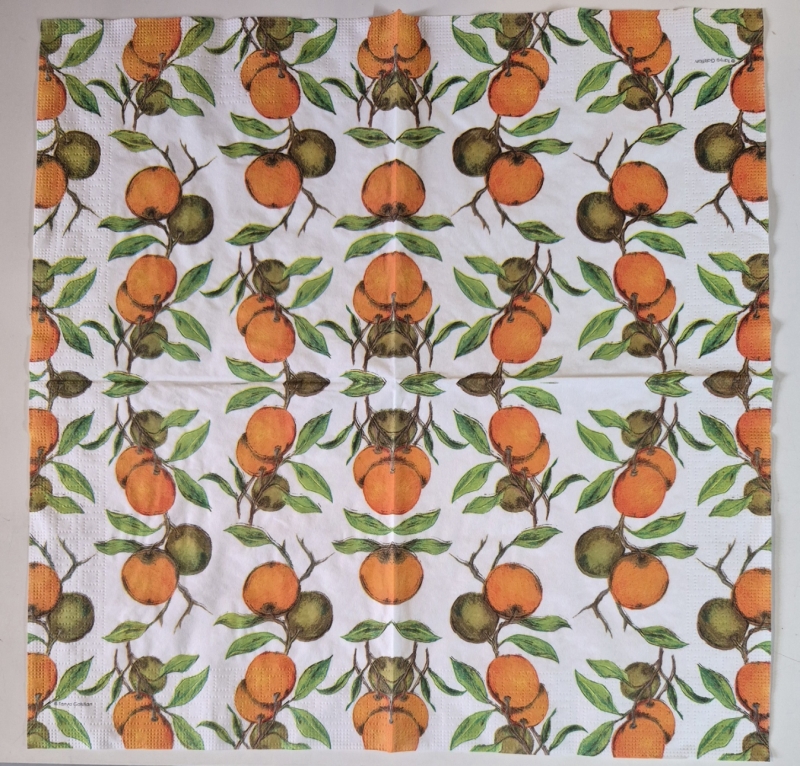 Lunch servet per stuk - Beautiful Oranges Lunch servet per stuk - Beautiful Oranges