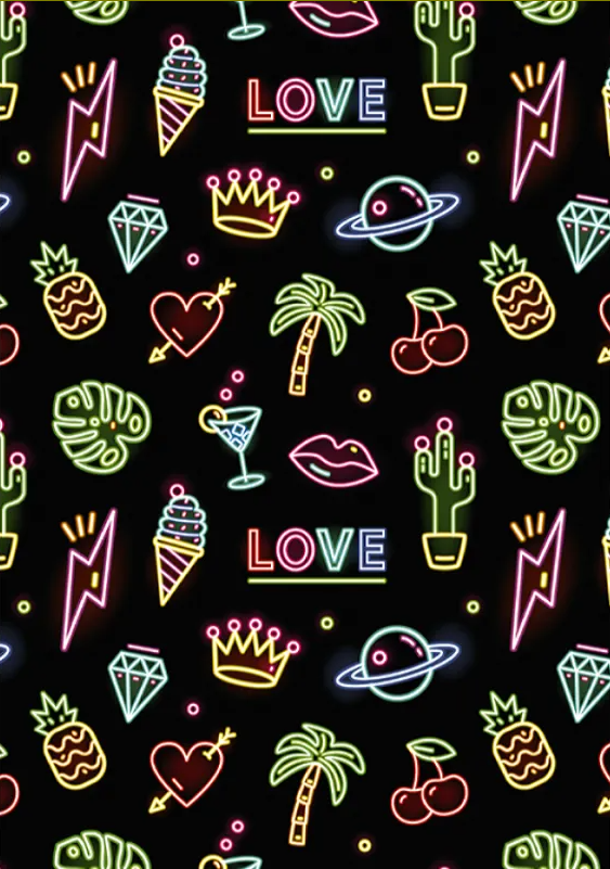 Cadeaupapier 30x200 cm - Teens Love- 2 stuks