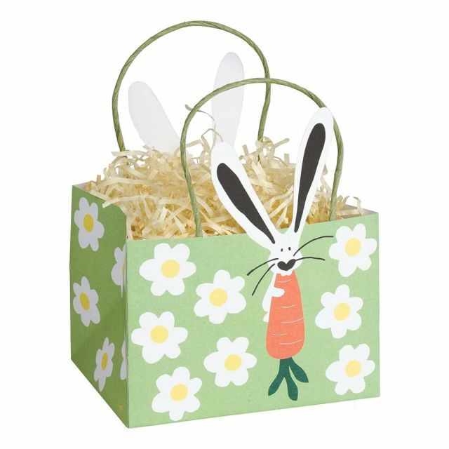 Cadeautas 18x14x13 cm - Lotti groen - Pasen