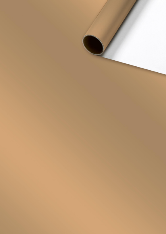 Cadeaupapier 70x150 cm - Uni - Koper Cadeaupapier 70x150 cm - Uni - Koper