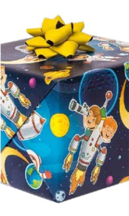 Cadeaupapier 70x200 cm - Raketten - Planeten Cadeaupapier 70x200 cm - Raketten - Planeten