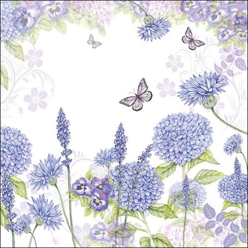 Lunch Servetten - Purple Wildflowers