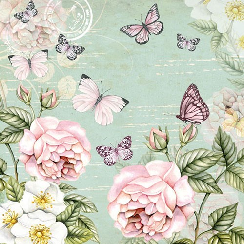 Lunch Servetten - Botanical Green