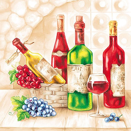 Lunch Servetten - Wine Cellar