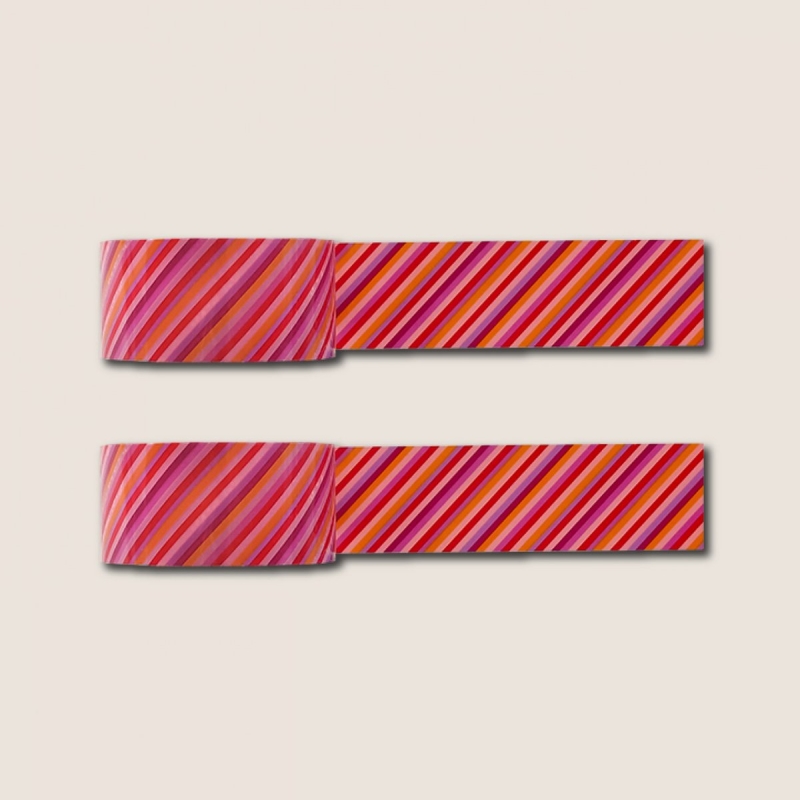 Plakband 20mm - Funky small stripes - 2 stuks Plakband 20mm - Funky small stripes - 2 stuks