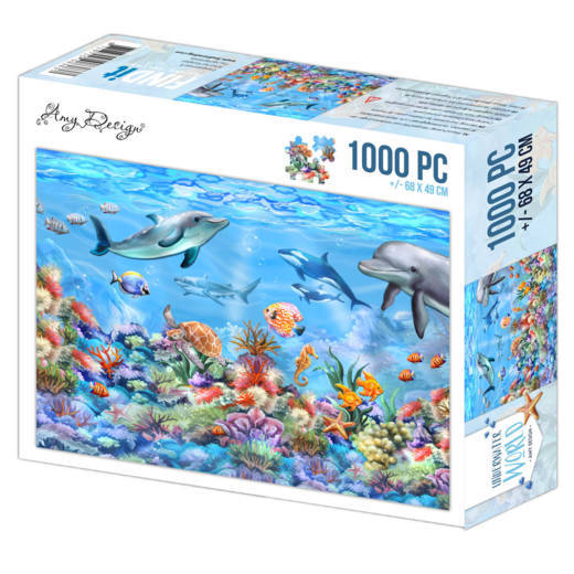 Jigsaw puzzel 1000 pc - Underwater world Jigsaw puzzel 1000 pc - Underwater world