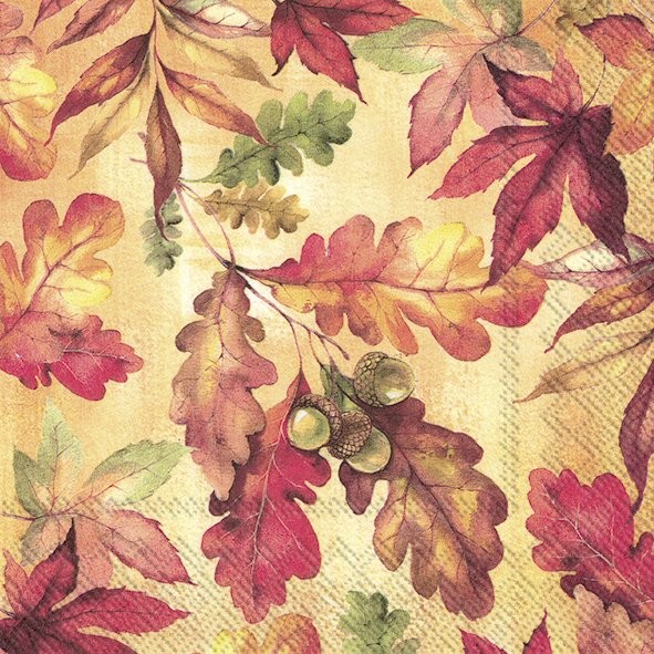 Lunch servet per stuk - Bright autumn Lunch servet per stuk - Bright autumn