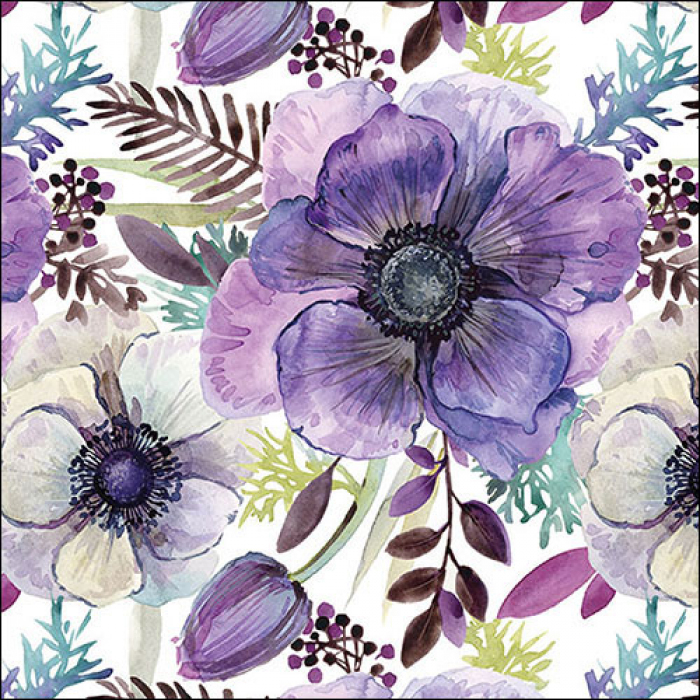 Lunch Servet per stuk - Purple dream Lunch Servet per stuk - Purple dream