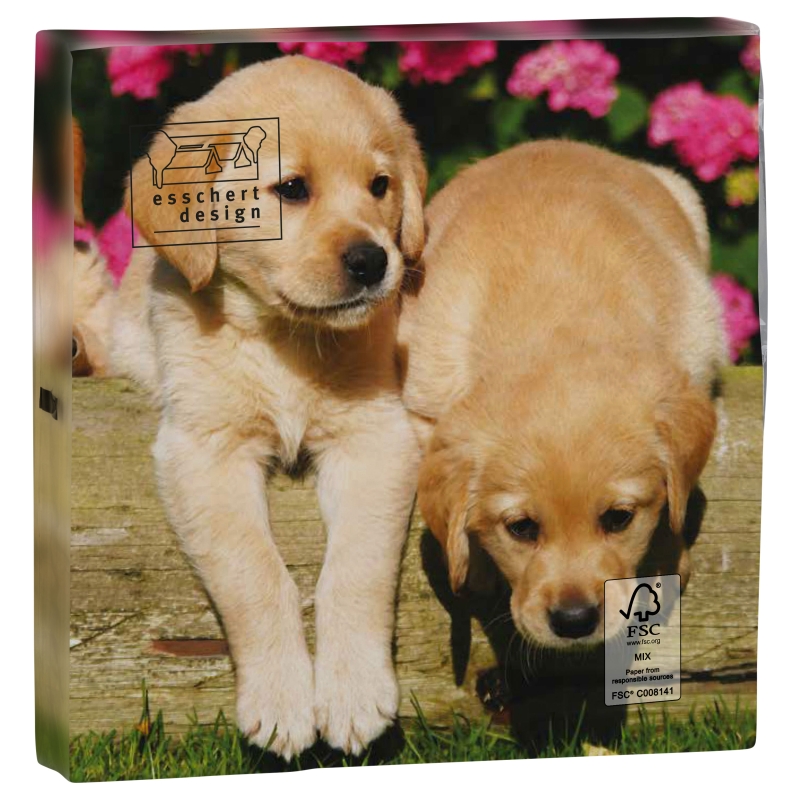 Lunch servet per stuk - Puppy's