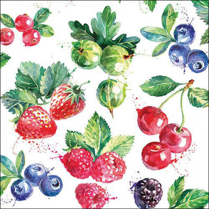 Lunch servet per stuk - Sweet fruits
