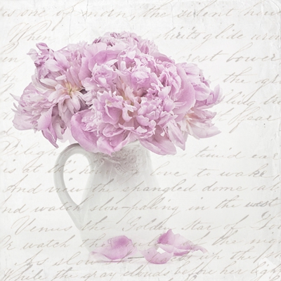 Lunch servet per stuk - Flowers in Mug Lunch servet per stuk - Flowers in Mug