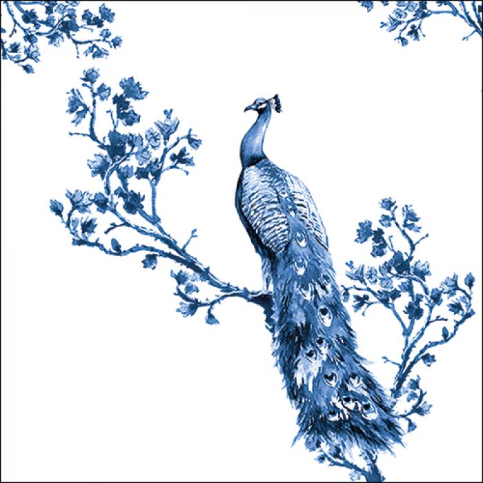 Lunch servet per stuk - Royal Peacock Lunch servet per stuk - Royal Peacock