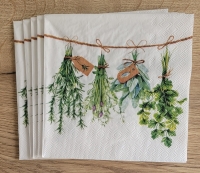 Lunch servet per stuk Fresh Herbs - Ambiente - 33x33 cm