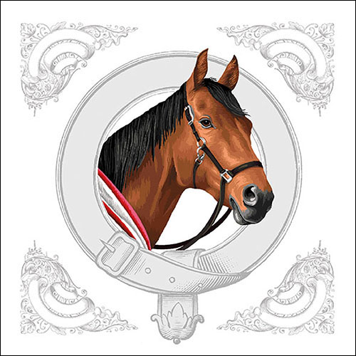 Lunch Servet per stuk - Classic Horse