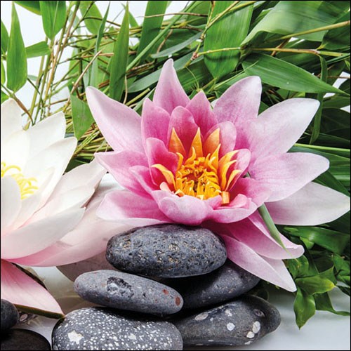 Lunch Servet per stuk - Water Lily