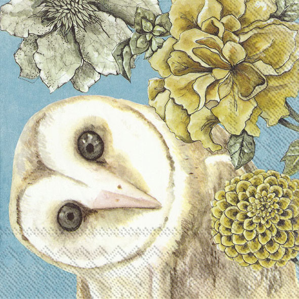 Lunch servet per stuk - Owl Tale