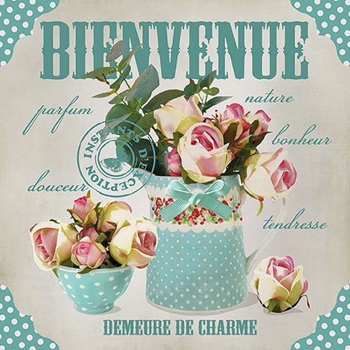 Lunch Servet per stuk - Bienvenue