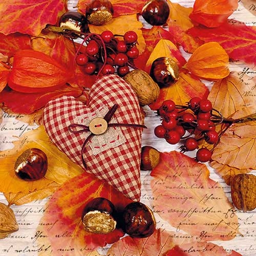 Lunch Servet - Autumn Heart