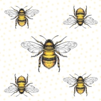 Lunch Servet per stuk Flying Bees - Ambiente - 33x33 cm