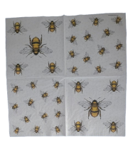 Lunch Servet per stuk Flying Bees - Ambiente - 33x33 cm