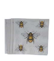 Lunch Servet per stuk Flying Bees - Ambiente - 33x33 cm