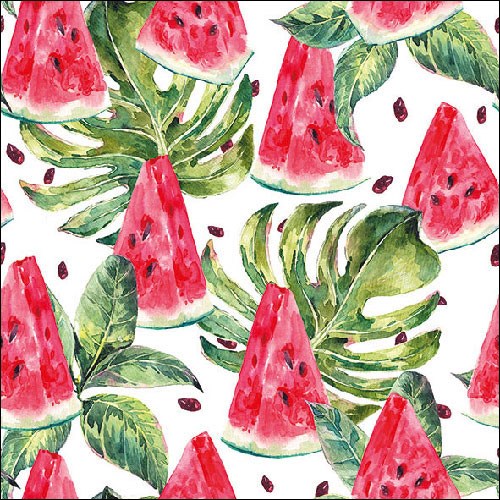 Lunch Servet per stuk - Melon