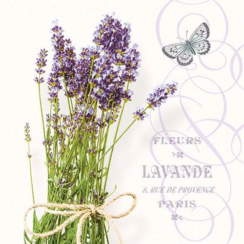 Lunch Servet per stuk - Bunch Of Lavender Lunch Servet per stuk - Bunch Of Lavender