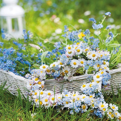Lunch Servet per stuk - Flower Heart Lunch Servet per stuk - Flower Heart