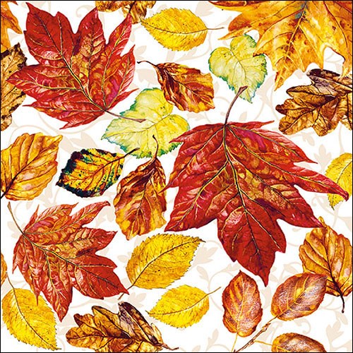 Lunch servet per stuk - Leaves