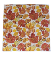 Lunch servet per stuk Leaves - Ambiente - 33x33 cm