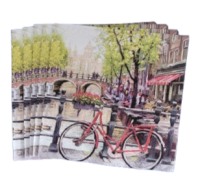 Lunch servet per stuk - Amsterdam Canal