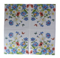 Lunch Servet per stuk Cornflower - Ambiente - 33x33 cm