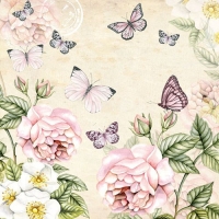 Lunch Servet per stuk Botanical Cream - Ambiente - 33x33 cm