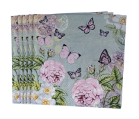 Lunch Servet per stuk - Botanical Green