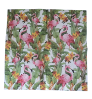 Lunch Servet per stuk - Flamingo's White