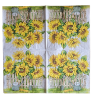 Lunch Servet per stuk - Garden Of Sunflowers