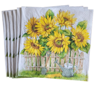 Lunch Servet per stuk - Garden Of Sunflowers