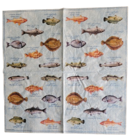 Lunch Servet per stuk - Fishes