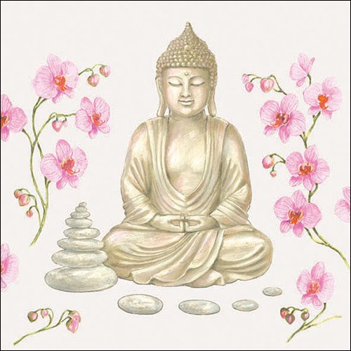 Lunch servet per stuk - Buddha