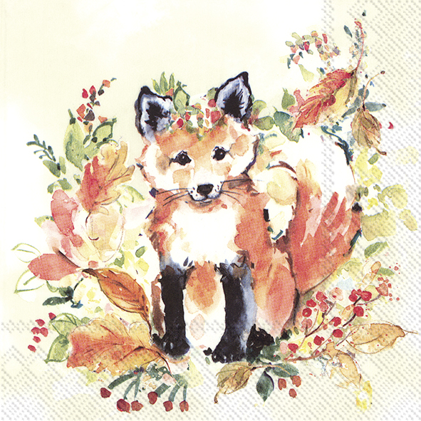 Lunch servet per stuk - Sweet Fox