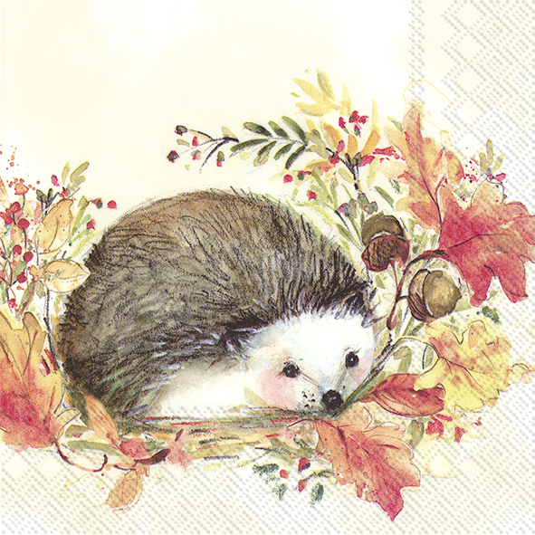 Lunch servet per stuk - Sweet Hedgehog