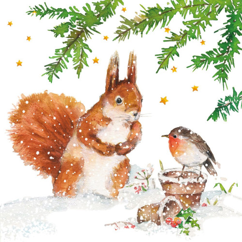 Lunch servet per stuk - Squirrel & Robin
